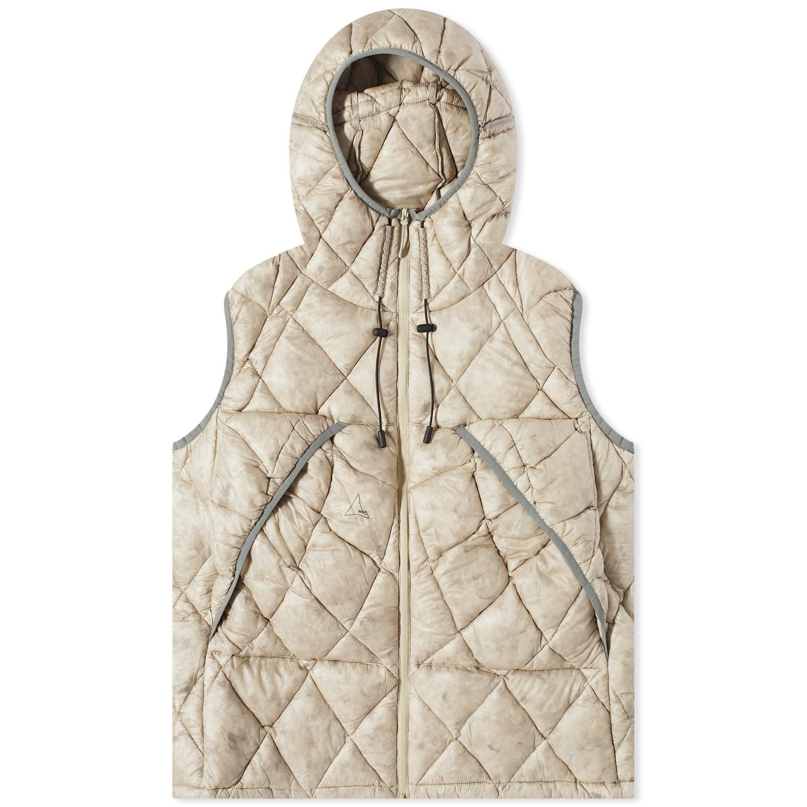 Roa Black Quilted Down Vest In 1236050 Black