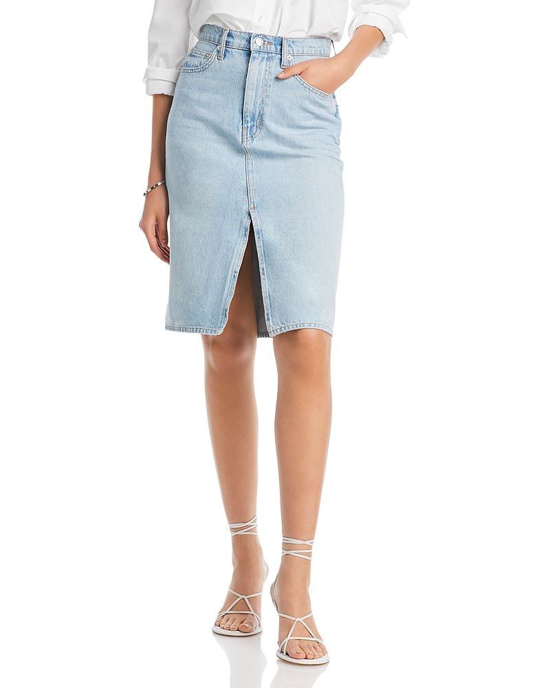 코튼 하이 데님 스커트 Cotton Juliet High Rise Denim Skirt 4769447