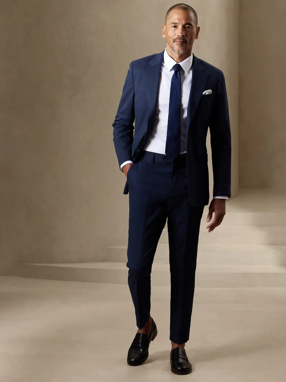 Modern Classic Plain Weave Suit Trouser