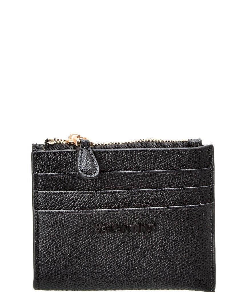 Valentino by Mario Valentino Ajah Dollaro Leather Chain Wallet - Black