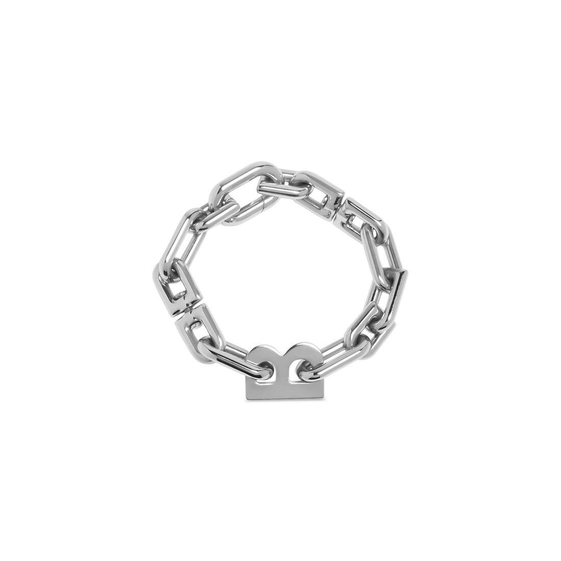 체인 슬림 팔찌 실버 B Chain Thin Bracelet in Silver 599334TZ99S0926