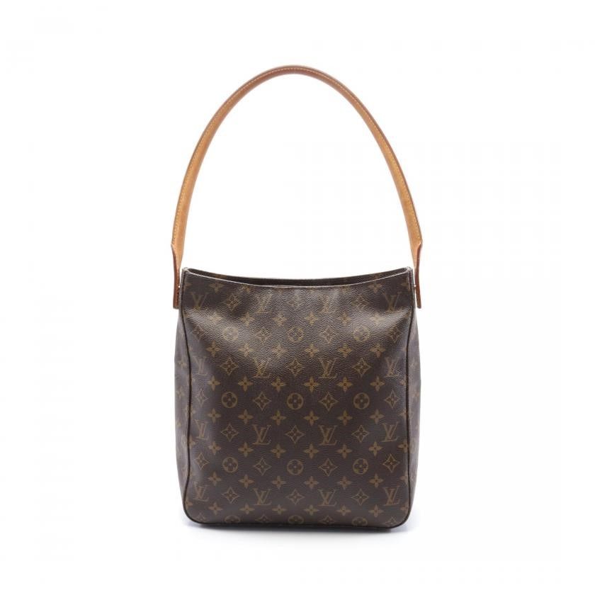 Louis Vuitton Monogram Galliera PM Shoulder Bag M56382 Brown PVC Leather  Ladies LOUIS VUITTON