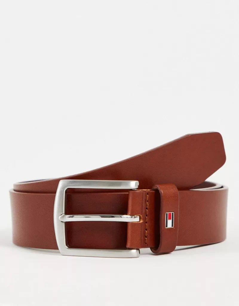 뉴 브라운 New Denton   Ledergurtel in dunklem Braun, 3,5 cm 201590890Dunkle Bräunung