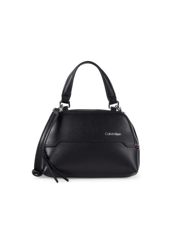 Calvin Klein Kasie Crossbody Top Handle Bag in Black