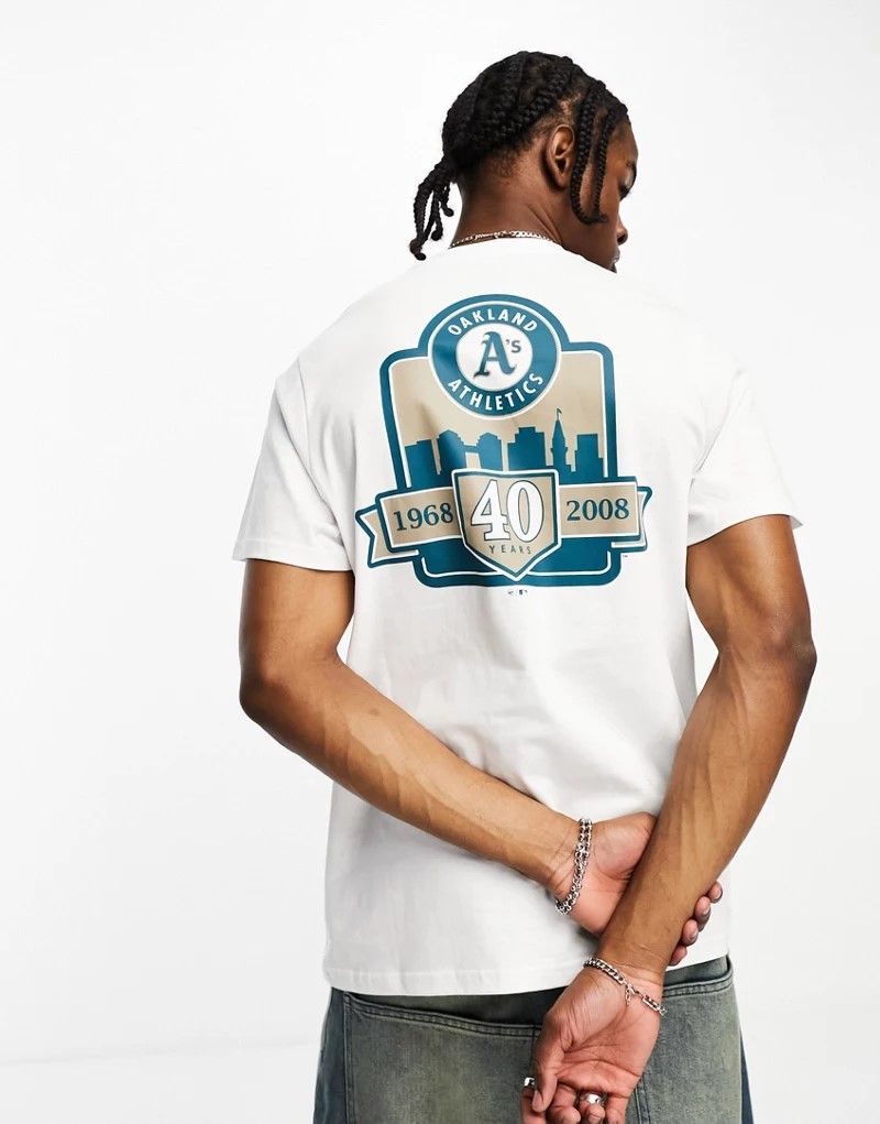 Men's '47 Royal Dallas Cowboys Varsity Arch Throwback T-Shirt