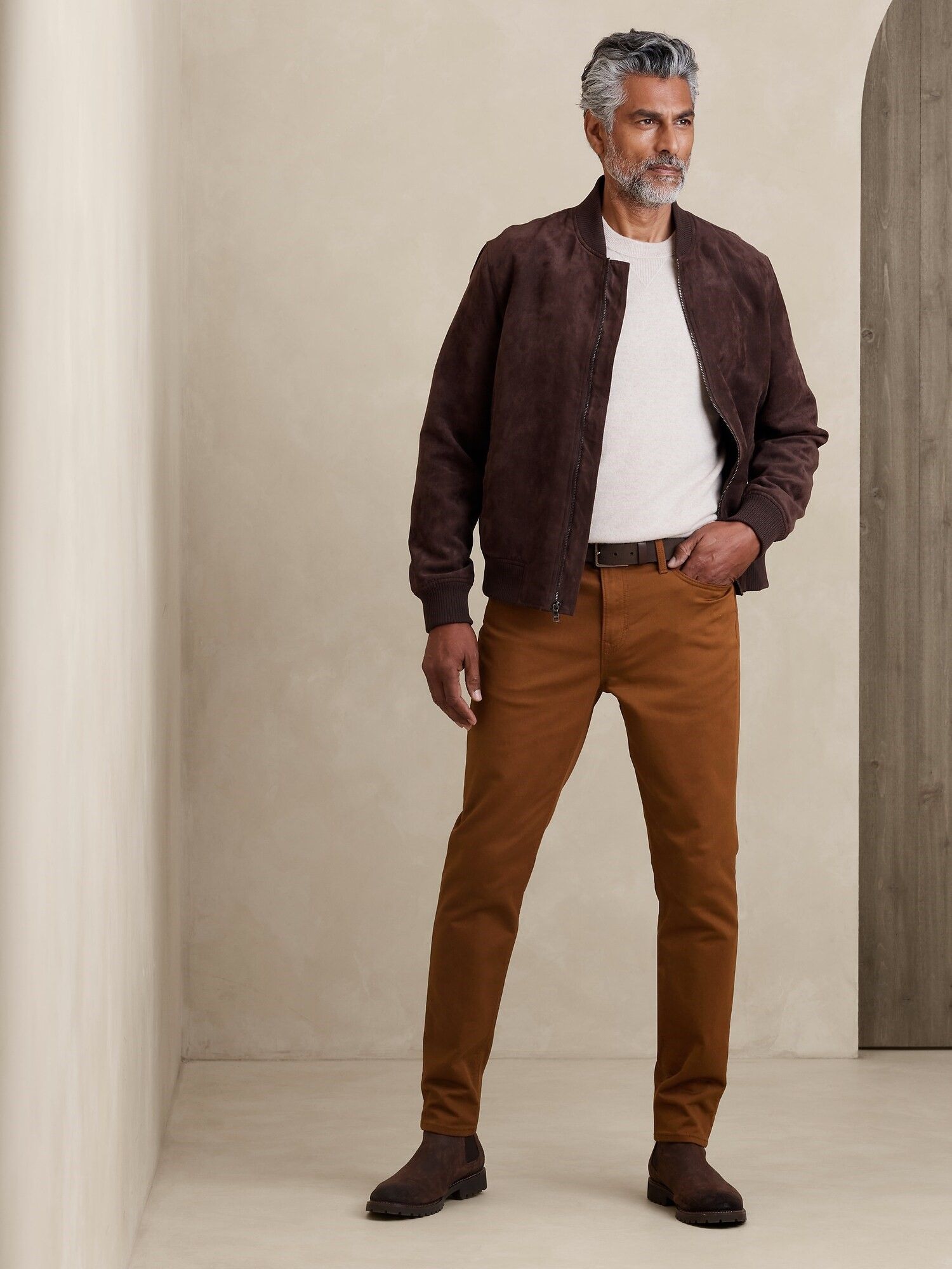 바나나리퍼블릭-슬림 트래블 팬츠 Slim Travel Pant (Color Potters Clay) 731189021 | TRENBE 바나나리퍼블릭-슬림 트래블... 