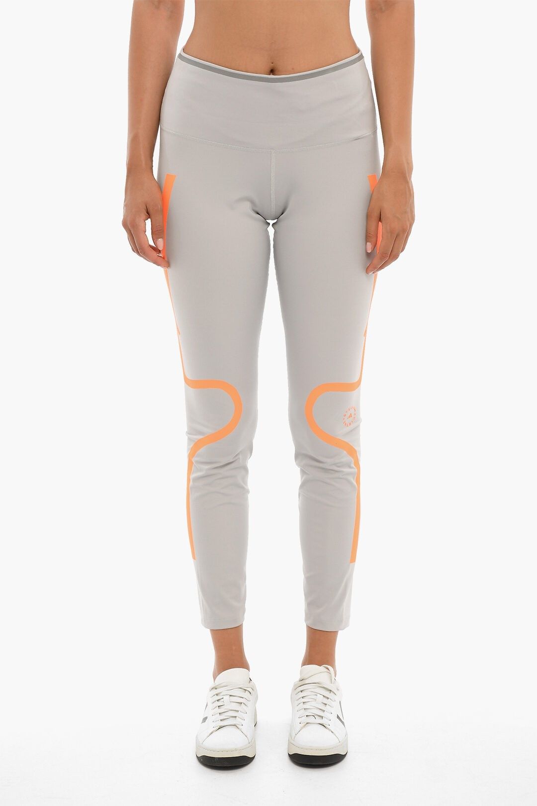 Leggings with logoed elastic band