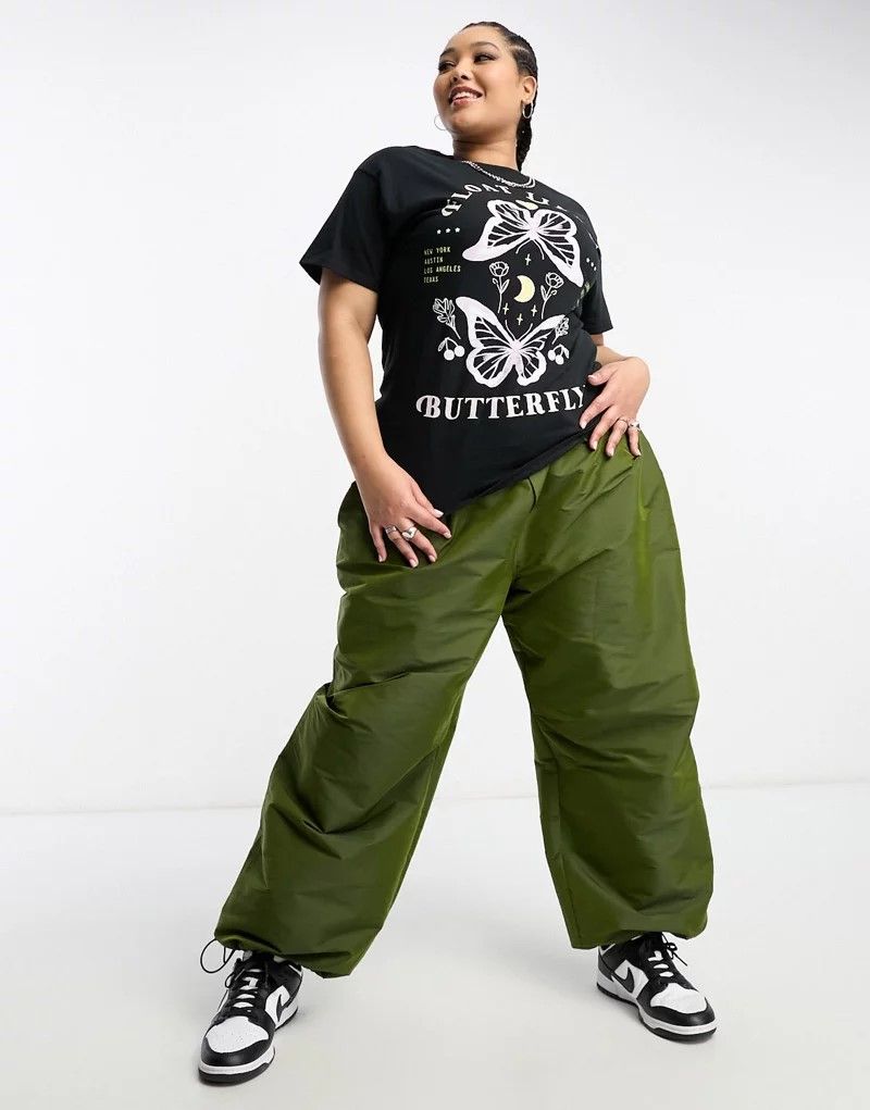 first 티셔츠 블랙 I Saw It First Plus   T-Shirt in Schwarz mit Motiv 204357649SCHWARZ