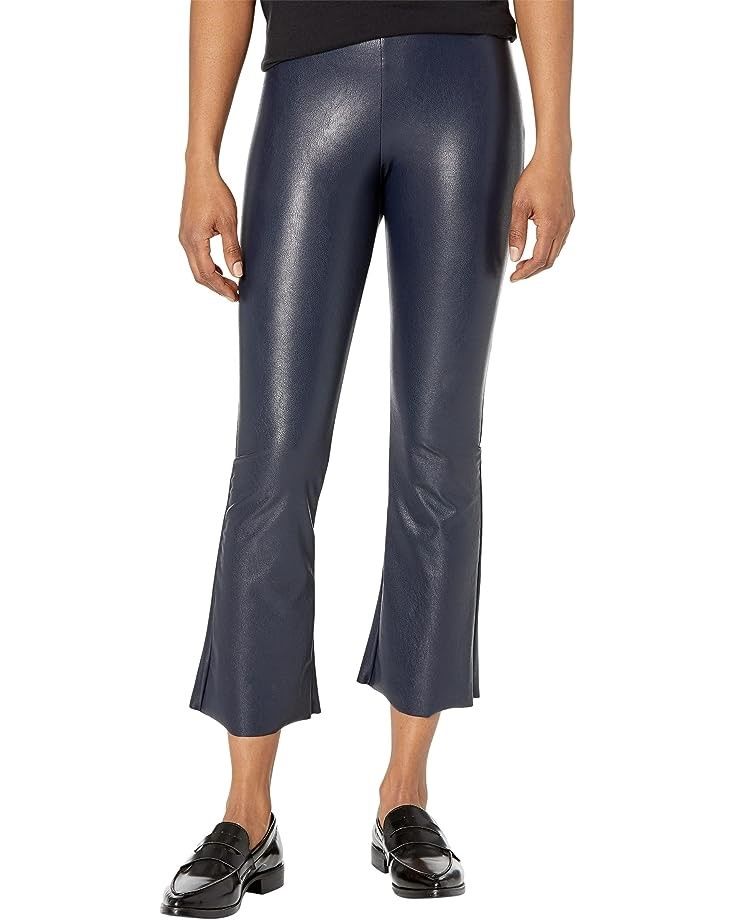 Commando Faux Leather Cropped Flare Perfect Control Leggings SLG33