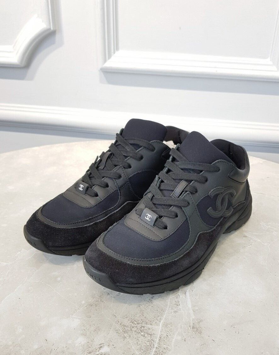 Chanel Sneakers G35618 Y53646 94305, Black, 43