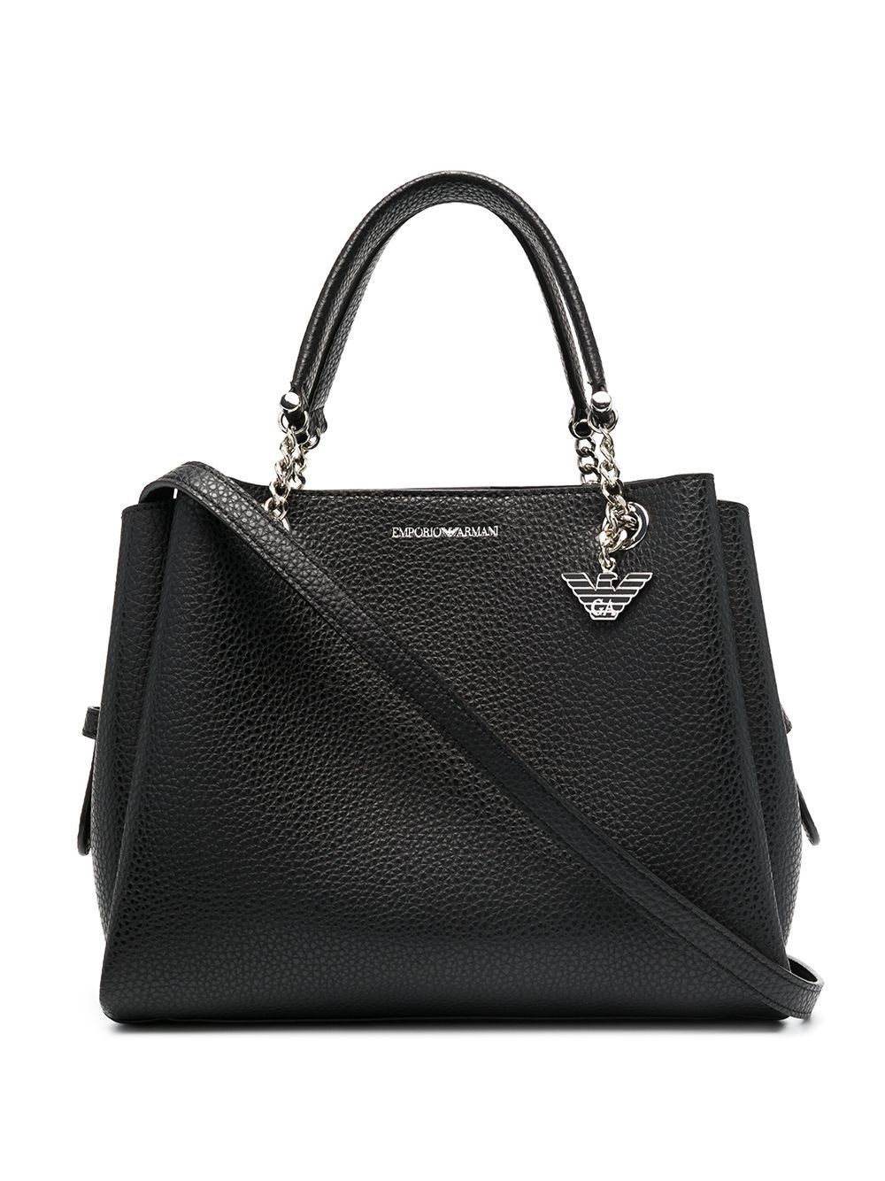 Emporio Armani Gummy Black Crossbody Bag