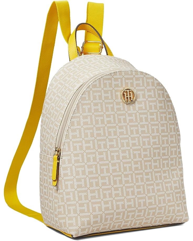 Tommy Hilfiger Antonella II Small Backpack Square Monogram Jacquard