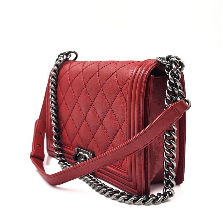 チェビト ニュー 5　15包 CHANEL 1995年製 シルクサテンCCターンロックハンドバッグ