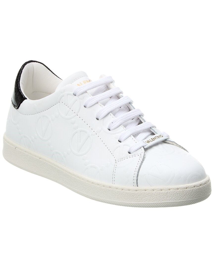 Valentino by Mario Valentino Petra Leather Platform Sneakers on SALE