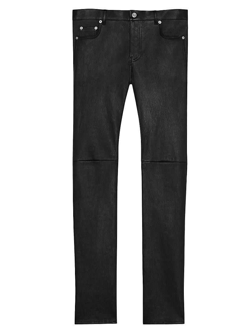 SAINT LAURENT Wool Jersey Flare Pants Black
