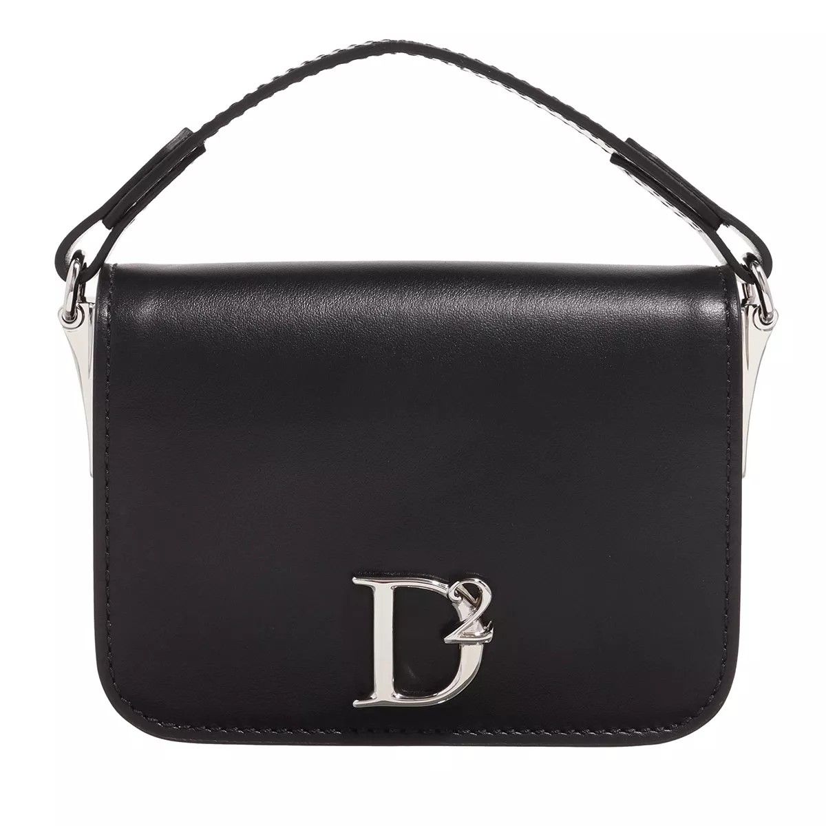미니 크로스백 가방 블랙 Dsquared2 Mini Crossbody Bag Black                        Crossbody Bag A0212634