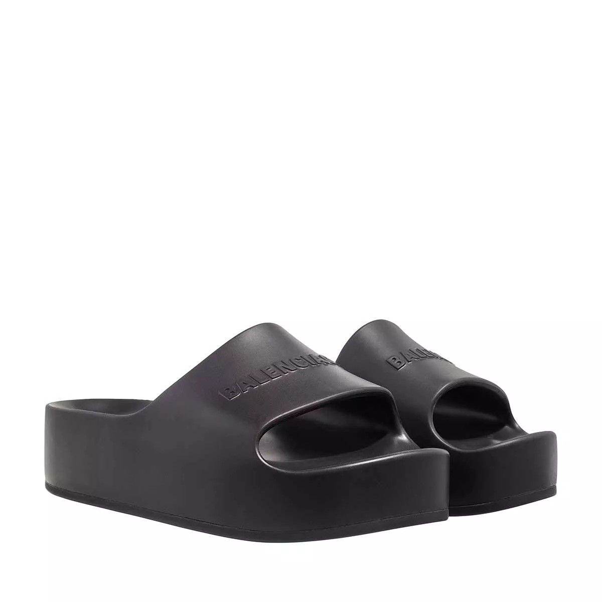 Chunky platform hot sale slides