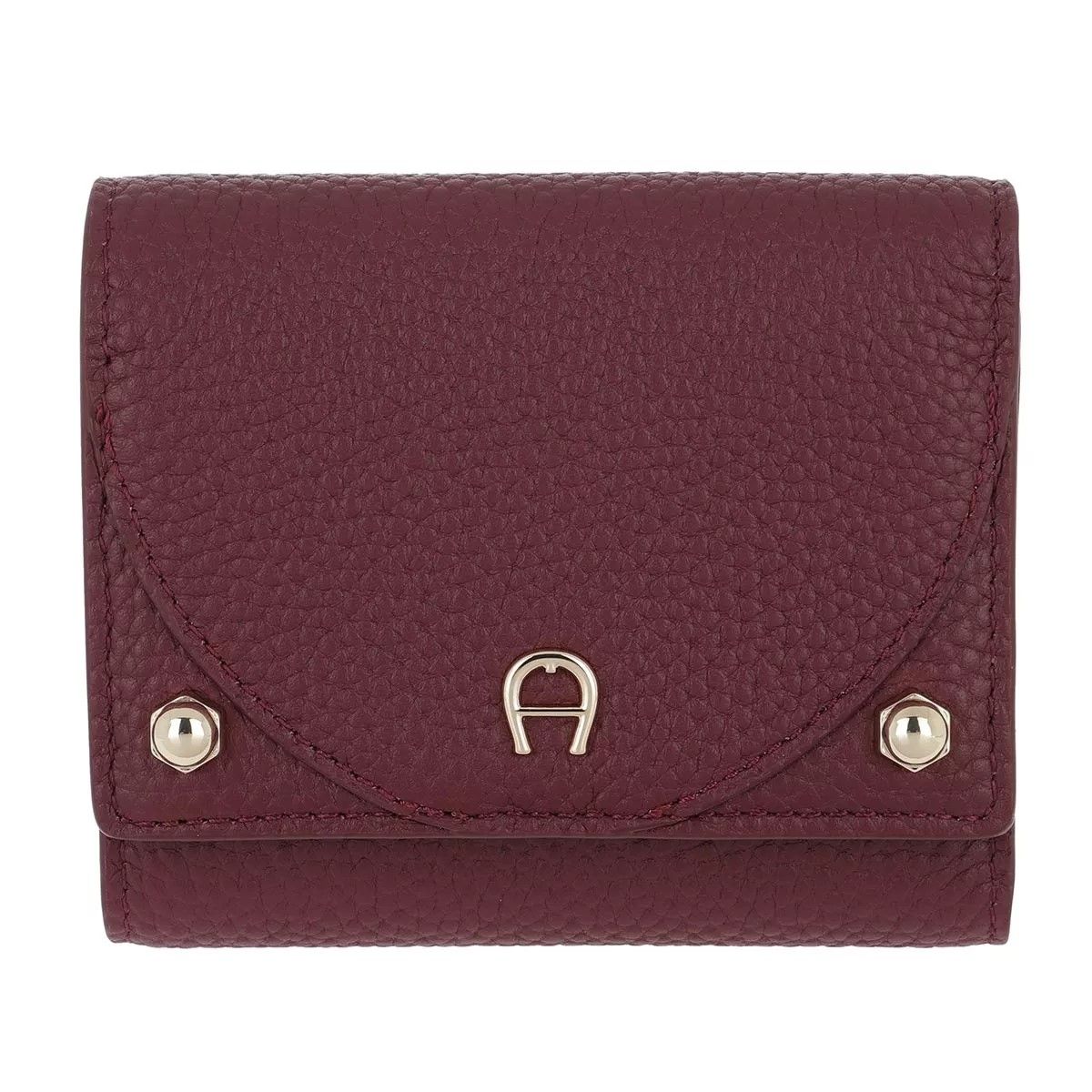 AIGNER Wallet Diadora Burgundy Portemonnaie mit Uberschlag 135927