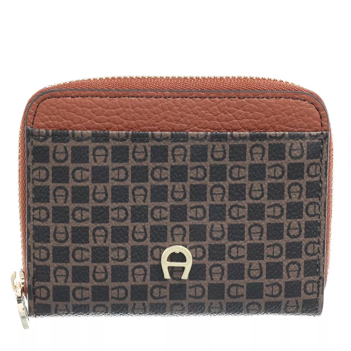 AIGNER Fashion Cognac Brown Portemonnaie mit Zip