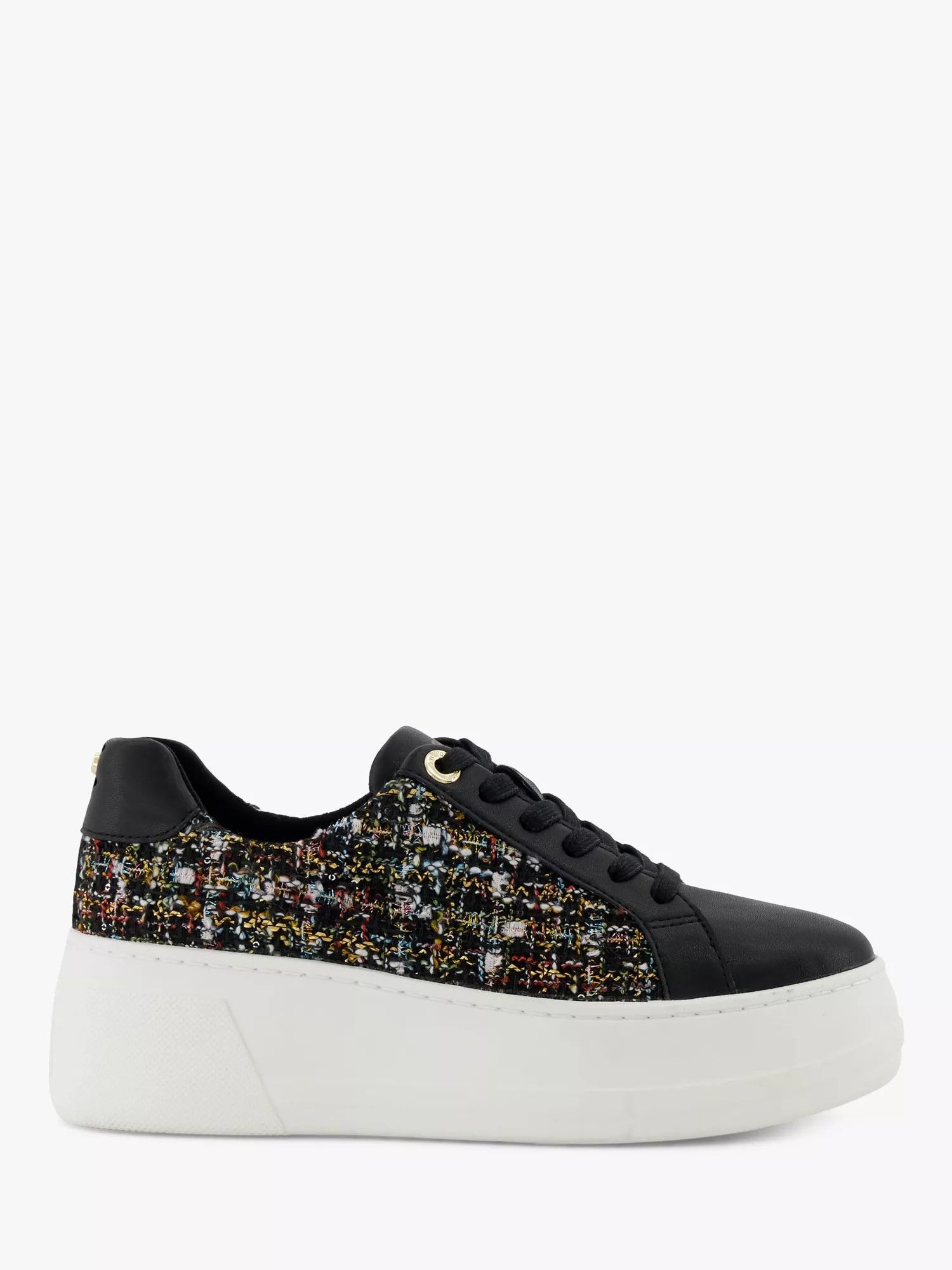 Gold platform trainers hot sale