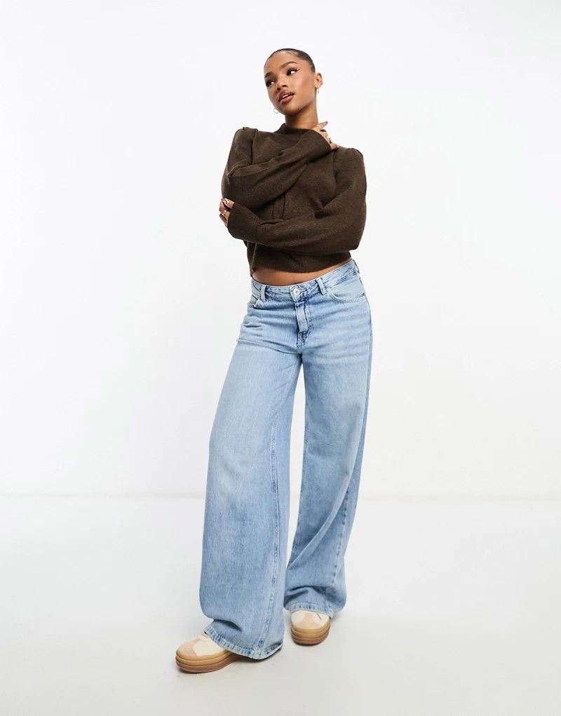 풀오버 Pullover in Schokobraun mit Puffarmeln 205248395Schokoladenbraun