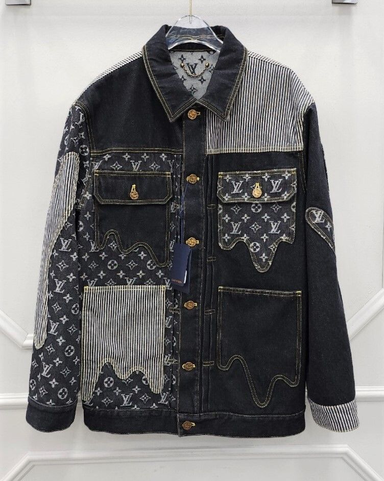 Louis Vuitton LV SPRAY DENIM JACKET (1AAVCN)