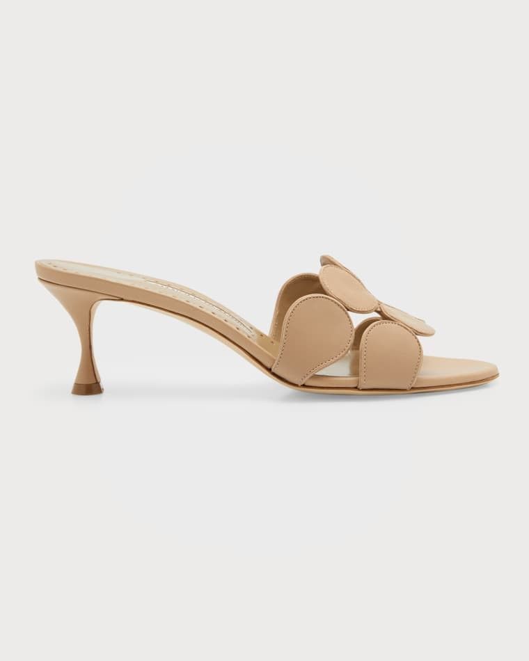 가죽 슬리퍼 샌들 Haribalmu Leather Slide Sandals prod258710108NUDE