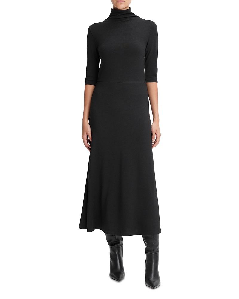 슬리브 터틀넥 드레스 Elbow Sleeve Turtleneck Dress 4827327