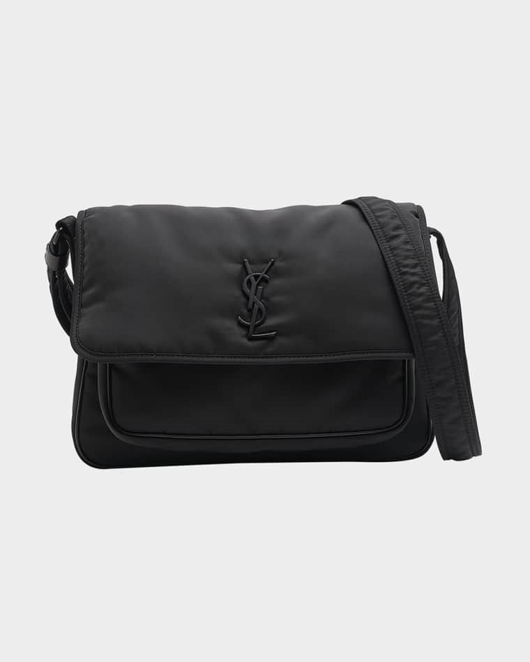 남성 니키 나일론 메신저 가방 Men's Niki Nylon Messenger Bag prod264880337BLACK