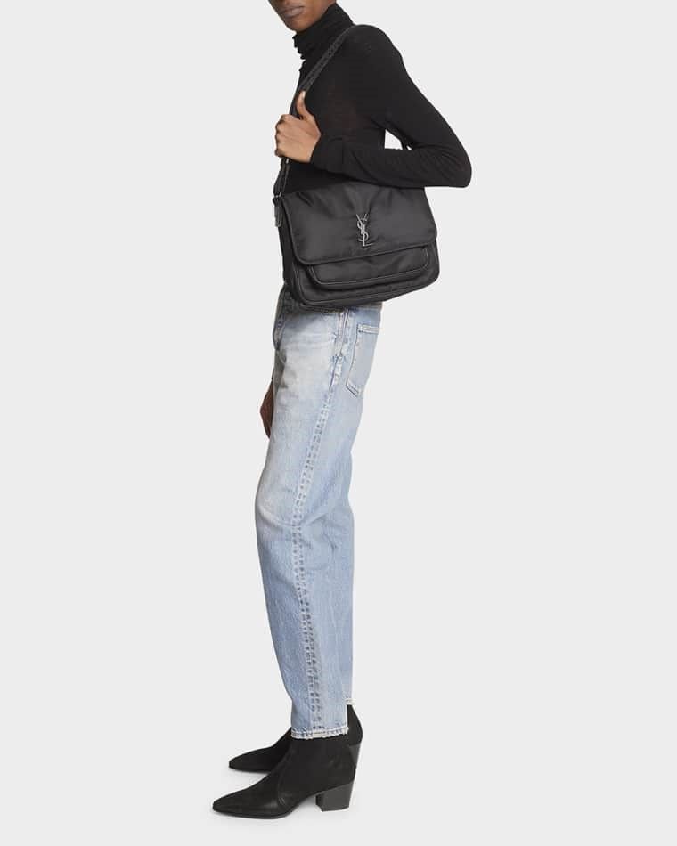 남성 니키 나일론 메신저 가방 Men's Niki Nylon Messenger Bag prod264880337BLACK