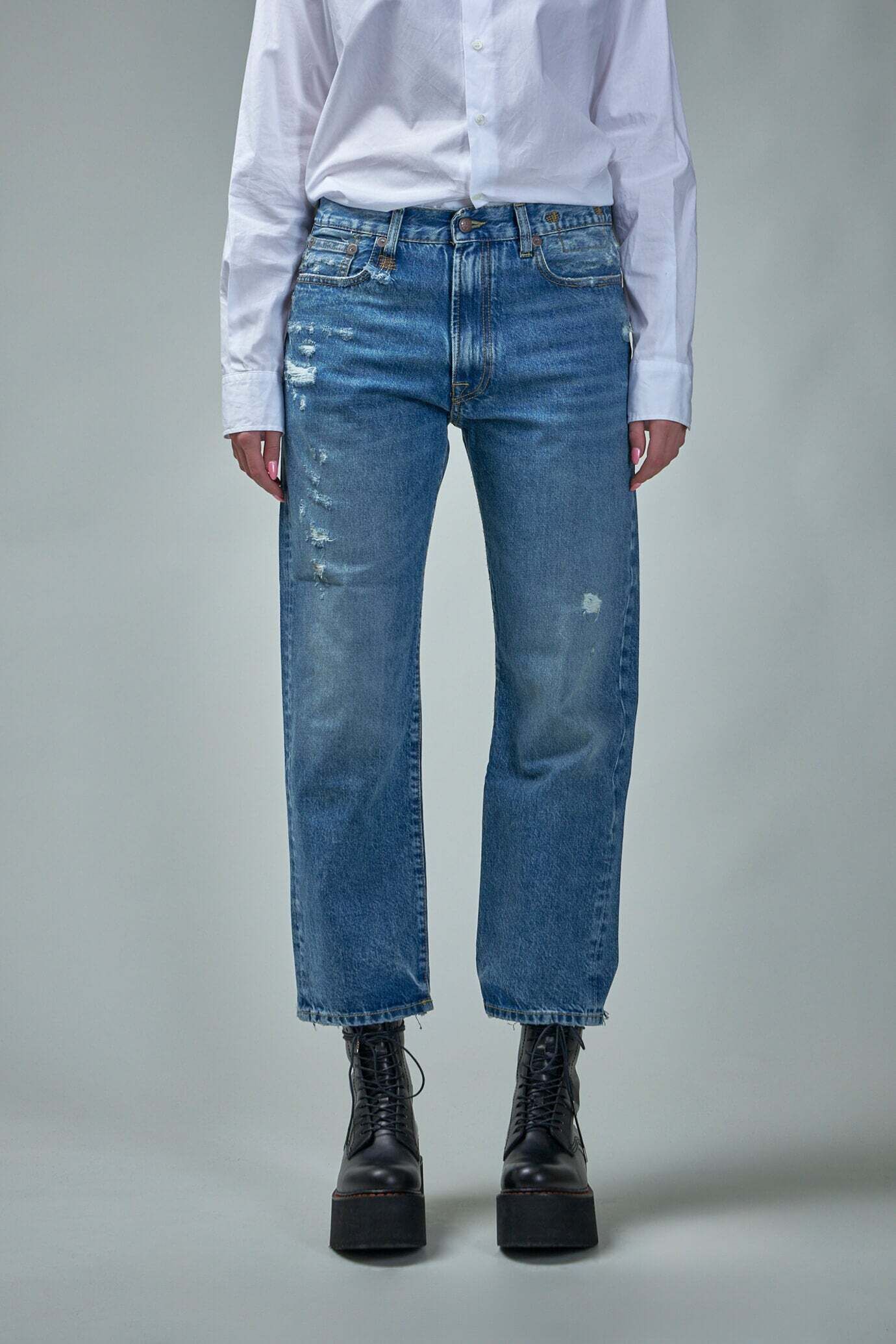 Boyfriend-Jeans mit Rissen 8811548934481