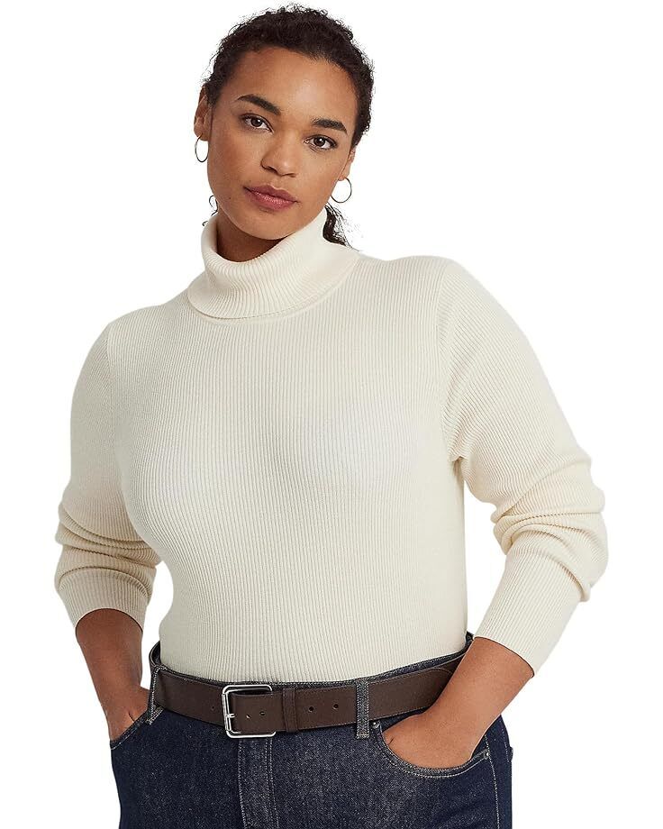 Ralph lauren plus on sale size turtleneck sweater