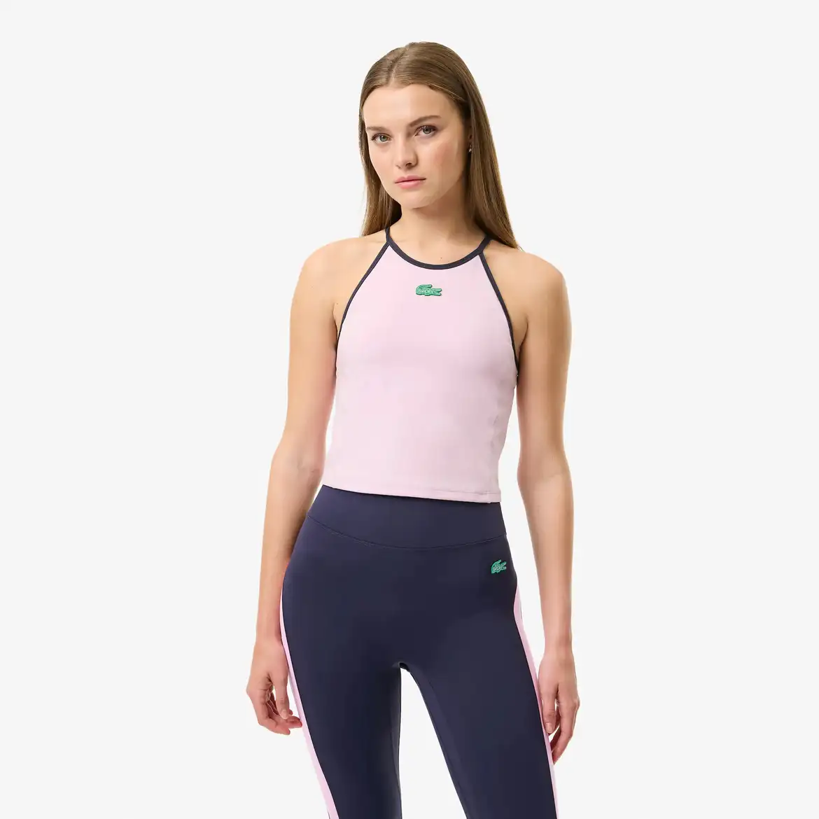 라코스테-여성 올 탱크 Women's Lacoste x Bandier All Motion Colorblock Tank  TF8945-51-IXV