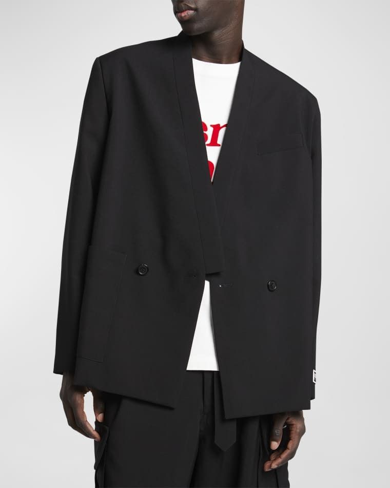 남성 기모노 테일러드 자켓 Men's Kimono Tailored Jacket prod266770398BLACK