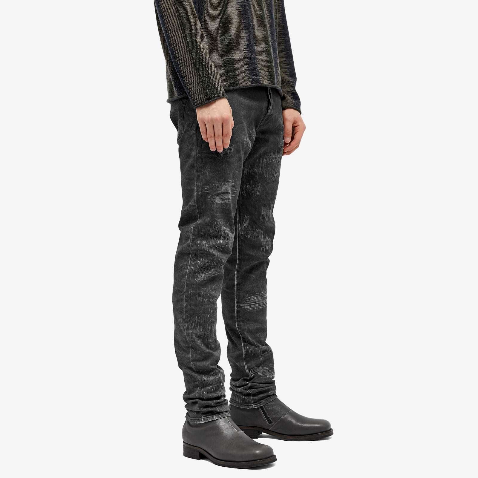 프린팅 진 x MASTERMIND JAPAN Digital Printed Cast 2 Jean F190E5414S Washed Carbon