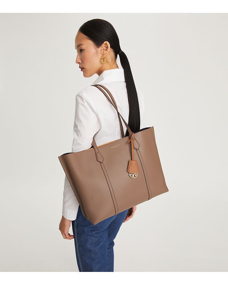 미디움 가죽 토트 Perry Medium Leather Tote 3998130