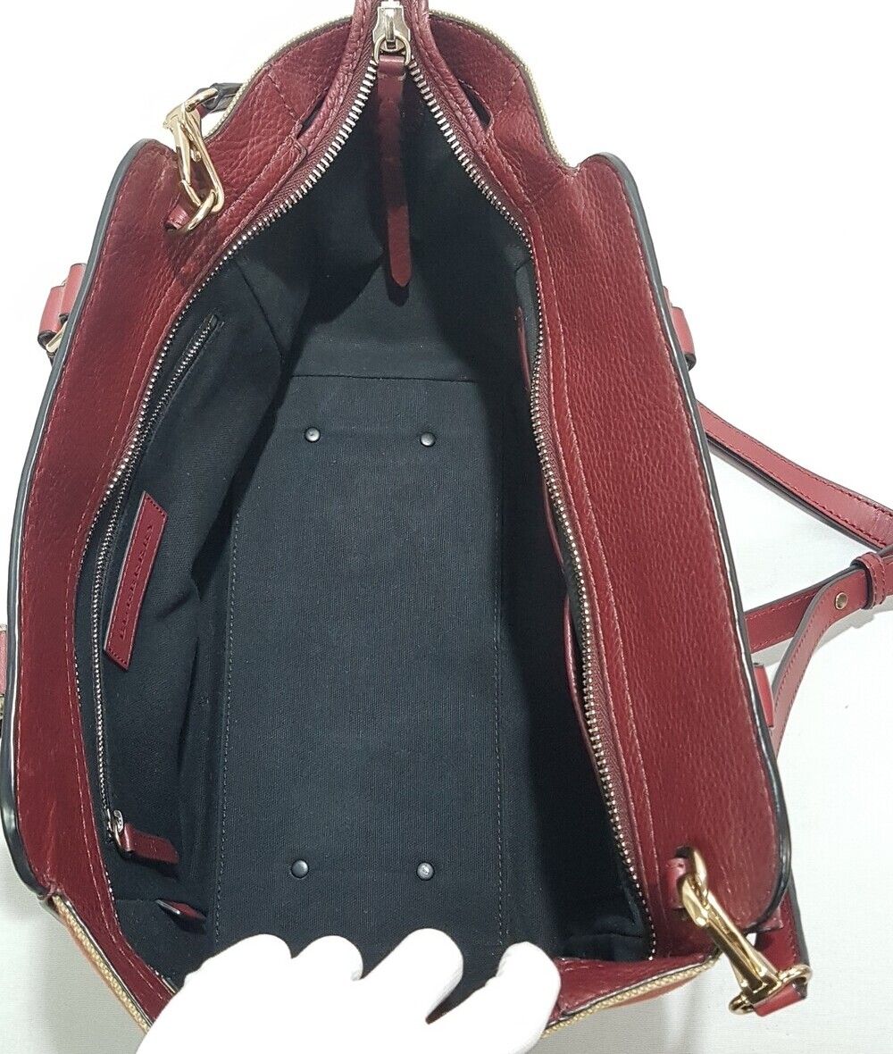 Burberry Hackett Ashby Check Tote Shoulder Bag 12345