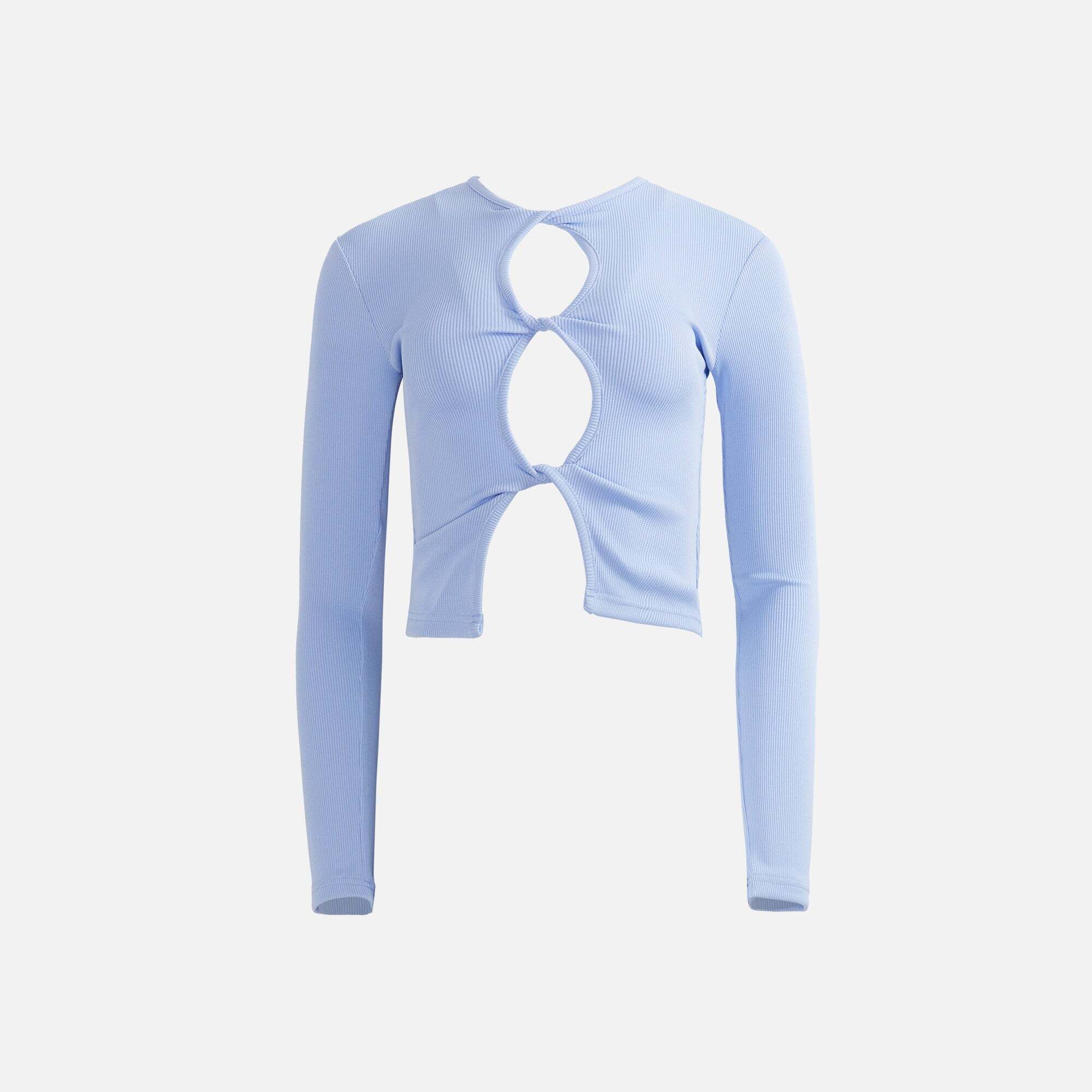 오픈 트위스트 롱 슬리브 탑 open twist long sleeve top 8282468122752