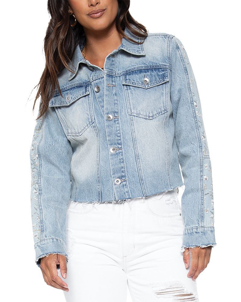 플로랄 데님 자켓 Ditsy Floral Cutoff Denim Jacket 5025660