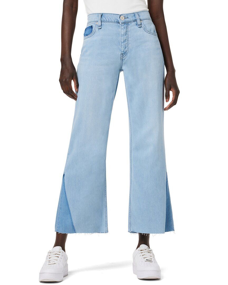 허드슨 데님 하이웨스트 와이드 크롭 블루 스프링 진 HUDSON Jeans Rosie High-Rise Wide Leg Crop Blue Spring Jean 1411275949
