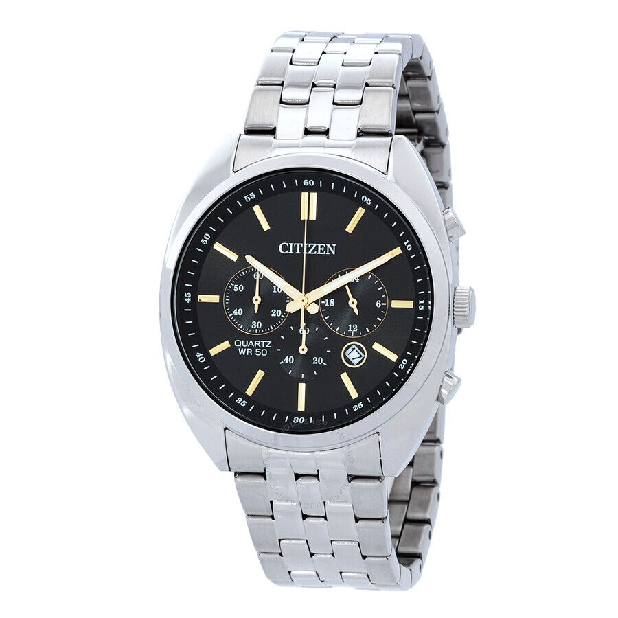 크로노그라프 쿼츠 블랙 다이얼 남성 시계 Chronograph Quartz Black Dial Men's Watch AN8210-56E CZAN8210-56E