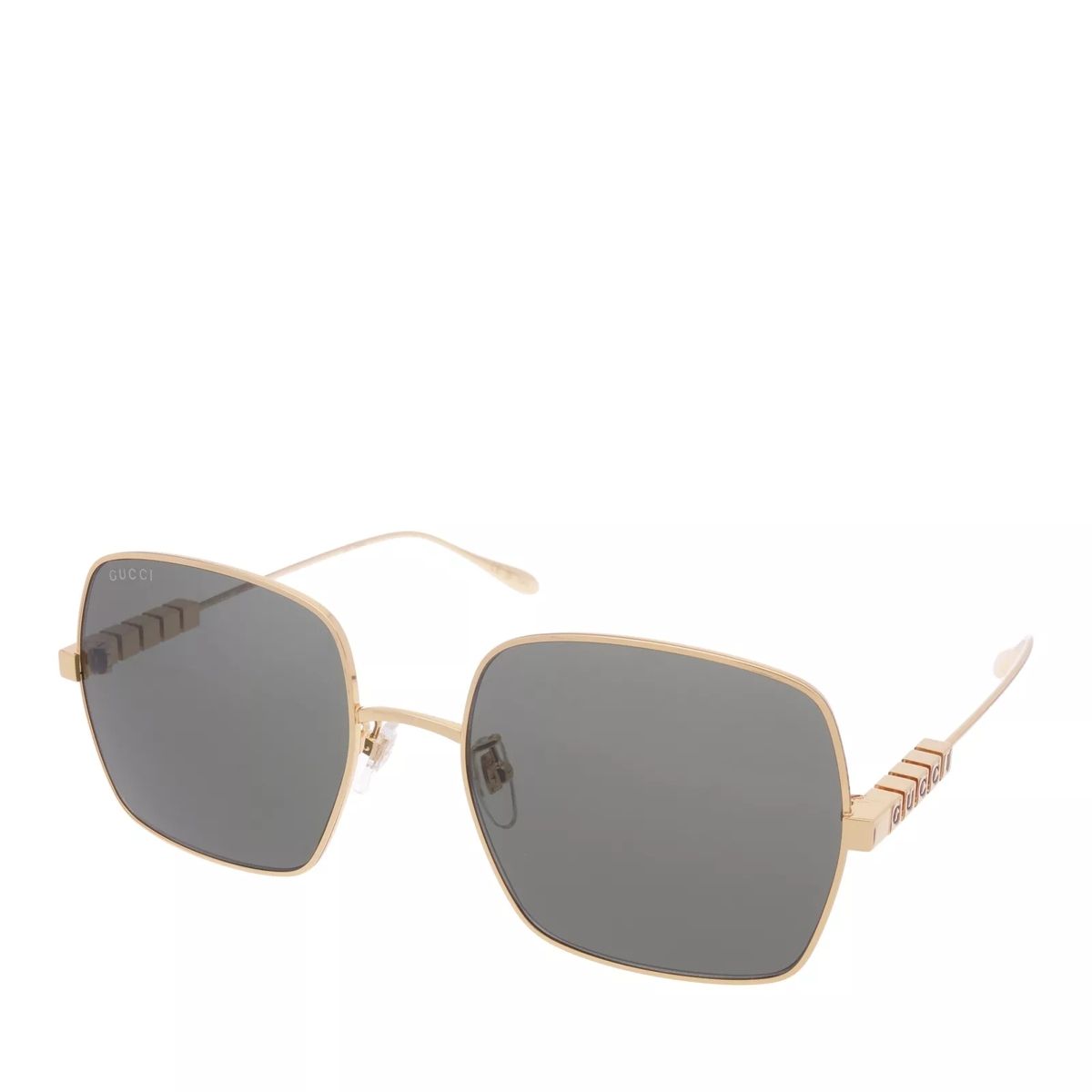 구찌 Gucci GG1434S GOLD-GOLD-GREY                        Sonnenbrille A0224109