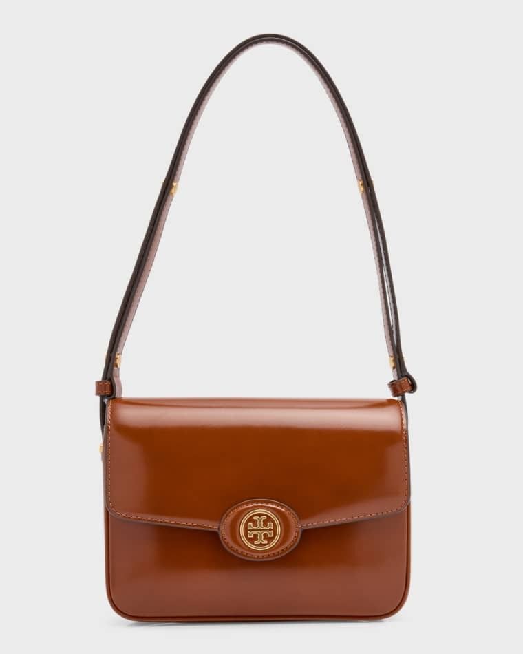 컨버터블 페이턴트 숄더 가방 Robinson Convertible Patent Shoulder Bag prod266360022DARK SIENNA