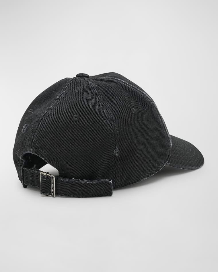 워시드 데님 야구 모자 YSL Washed Denim Baseball Hat prod268850286BLACK