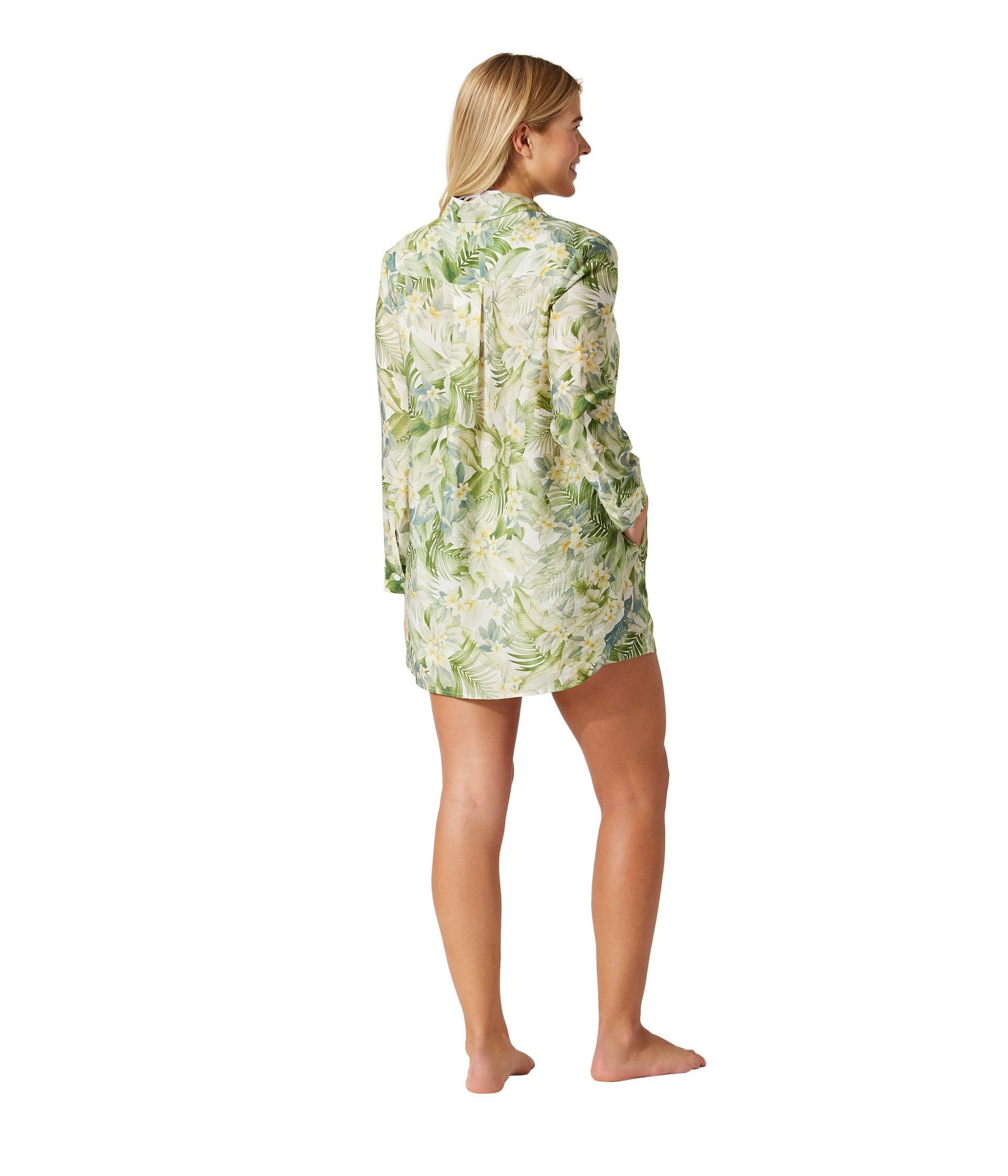 포켓 셔츠 Paradise Fronds Pocket Bf Shirt 9956590 14
