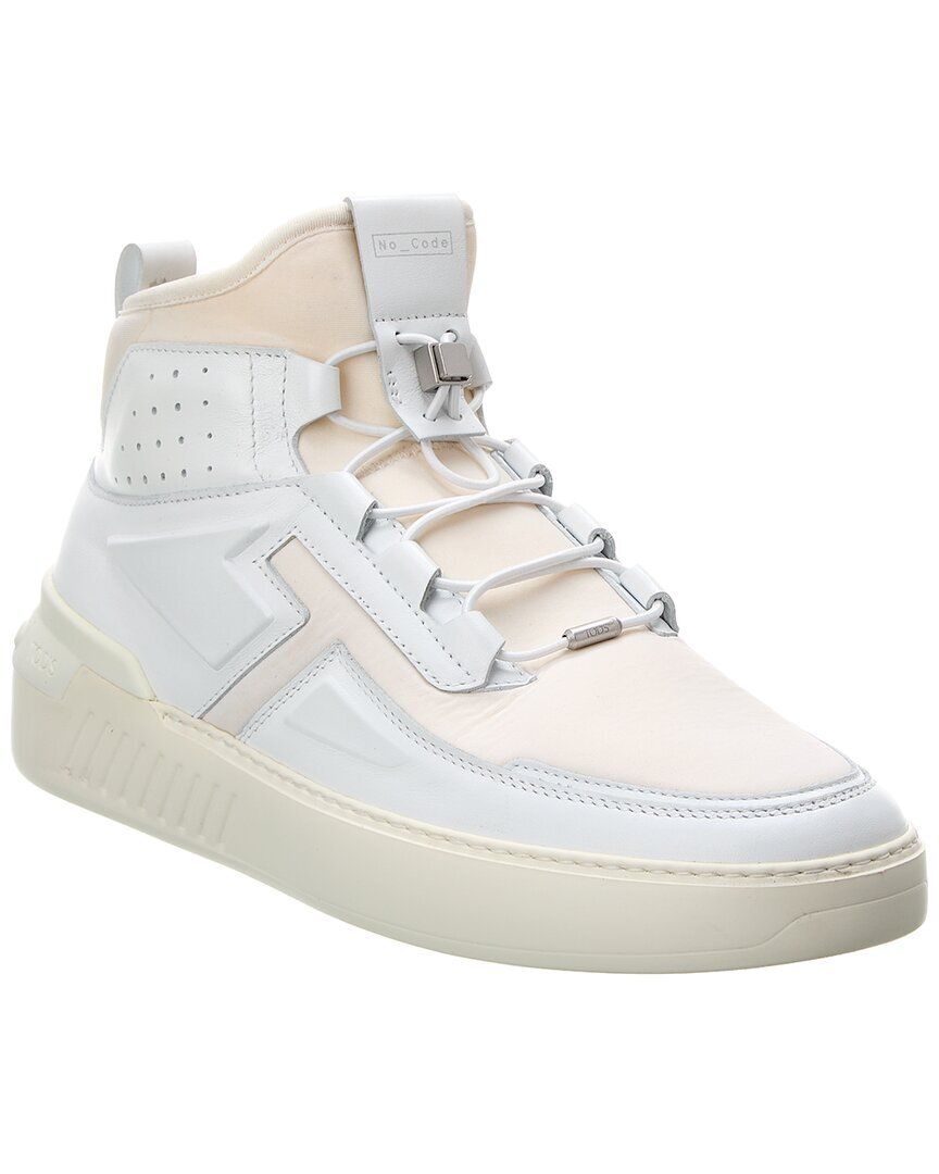 토즈 가죽 하이탑 스니커즈 TOD’s x No Code Leather High-Top Sneaker 1312885922