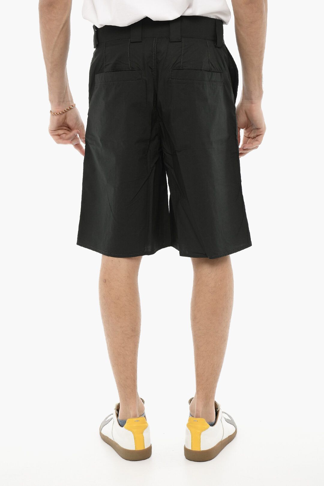 솔리드 컬러 점프 바지 벨트 Solid Color JUMP Shorts with Belt Loops 582149