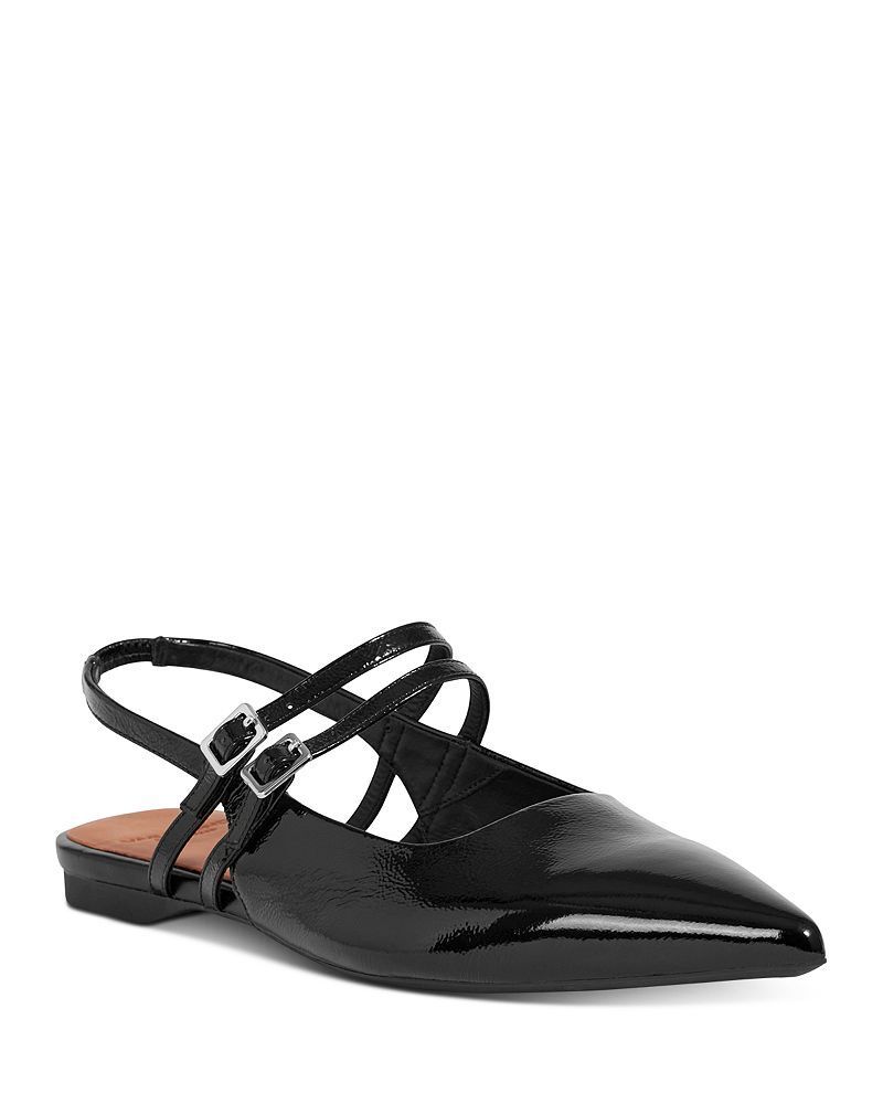여성 헤르민 포인티드 더블 스트랩 플랫슈즈 Vagabond Women's Hermine Pointed Toe Double Strap Flats 4945850