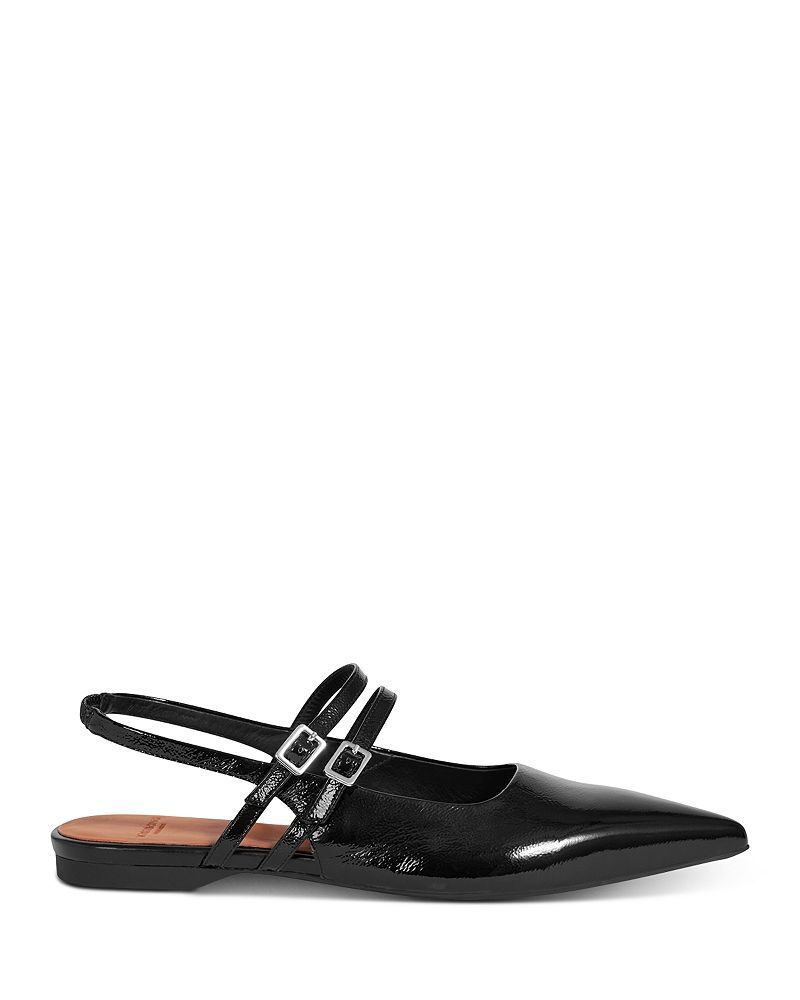 여성 헤르민 포인티드 더블 스트랩 플랫슈즈 Vagabond Women's Hermine Pointed Toe Double Strap Flats 4945850