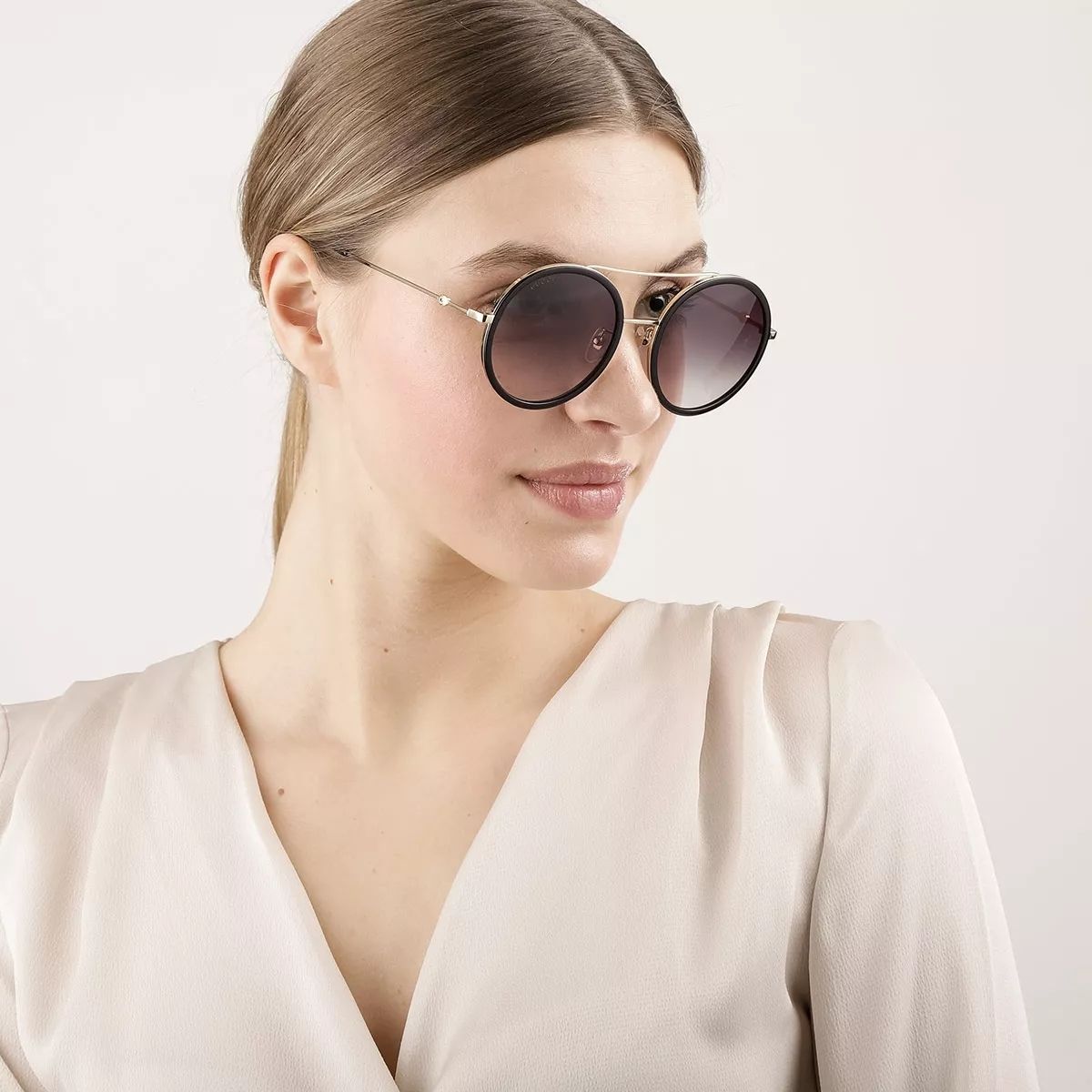 구찌 Gucci GG0061S 001 56                        Sonnenbrille A0088249